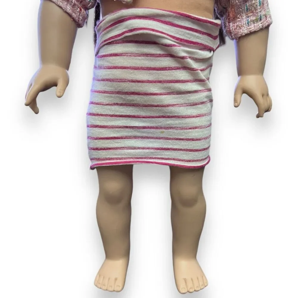 Madame Alexander 18” Brunette And Brown Eyes Crop Top Skirt Girl Doll - 2007